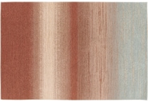 treasure garden desert sunset orange  x  rug   