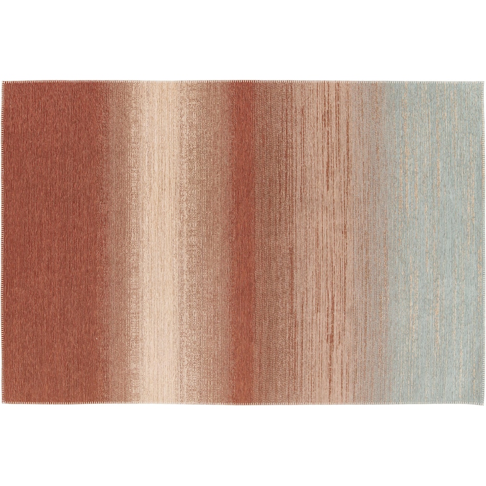 treasure garden desert sunset orange  x  rug   