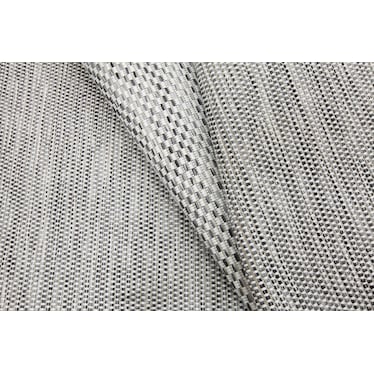 Moroccan Textured Taupe 7'10"X 10' Patio Area Rug