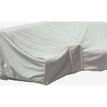 Treasure Garden 4 Piece Modular Sectional Cover in Gray