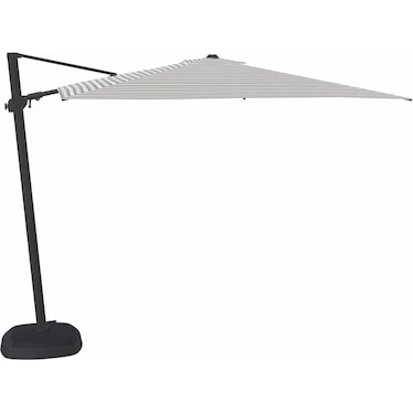 2-Pc 11' Square Cantilever Richmond Stone Stripe Umbrella