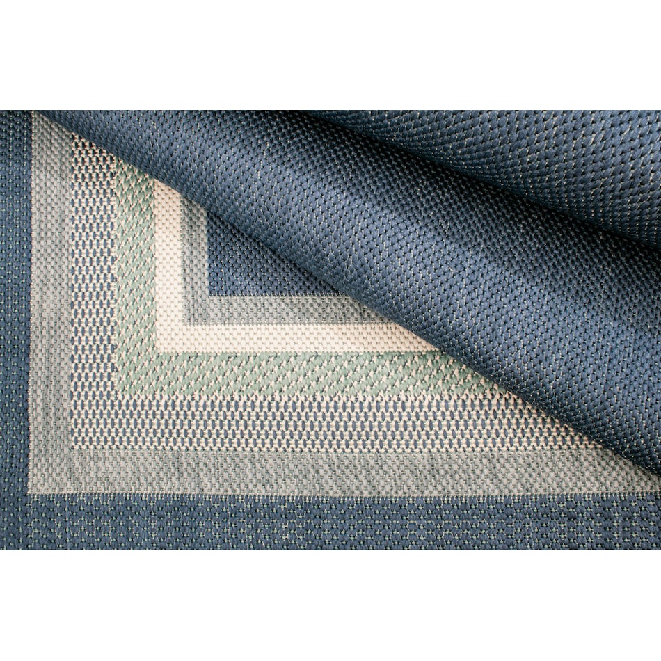 treasure garden seaside harbor blue  x  rug   