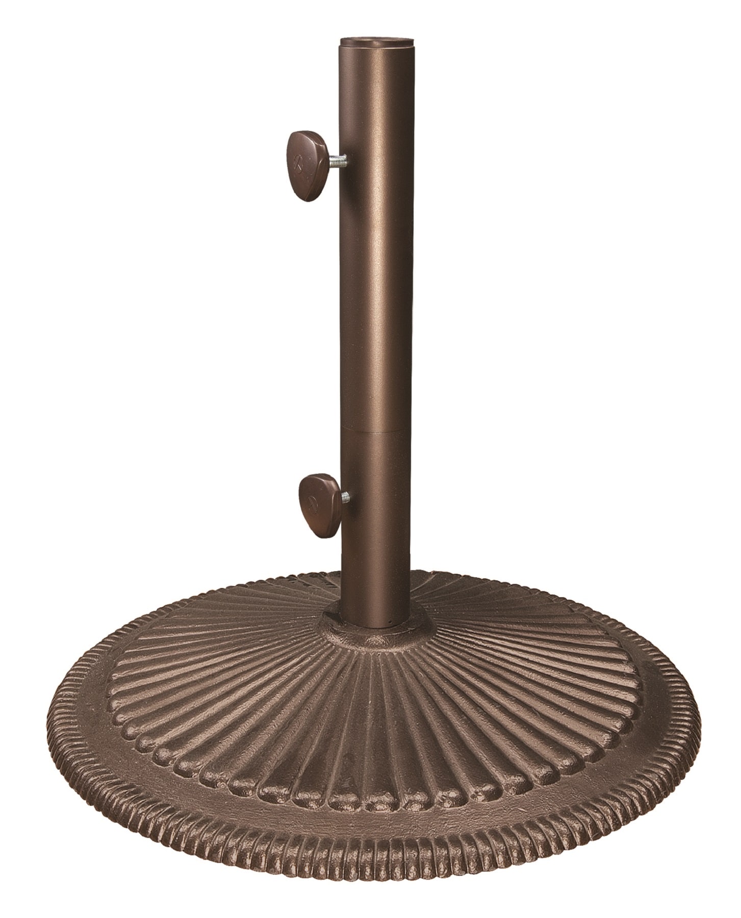 Trademark Innovations Cast Iron Umbrella Base, Bronze, 17.7