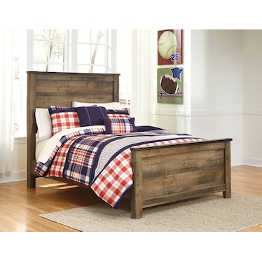 Trinell Panel Bed