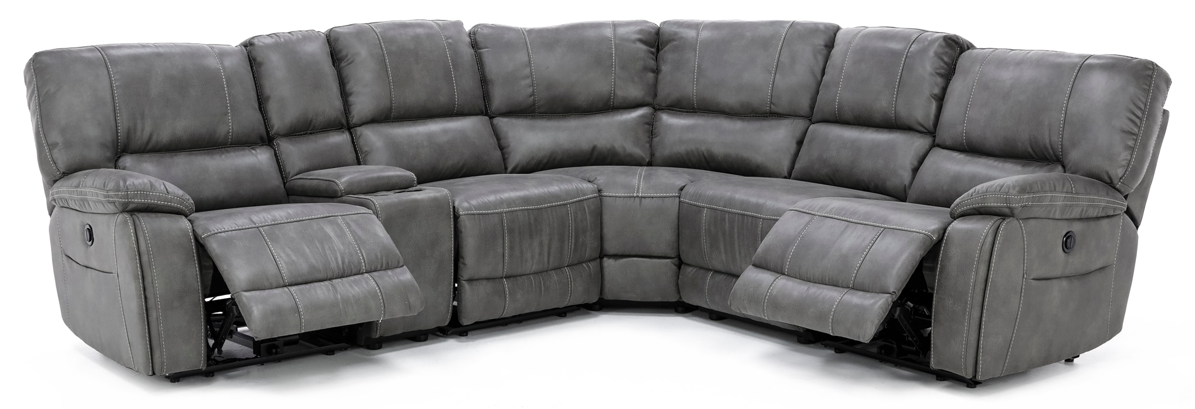 Turnkey 6-Pc. Power Reclining Modular | Steinhafels