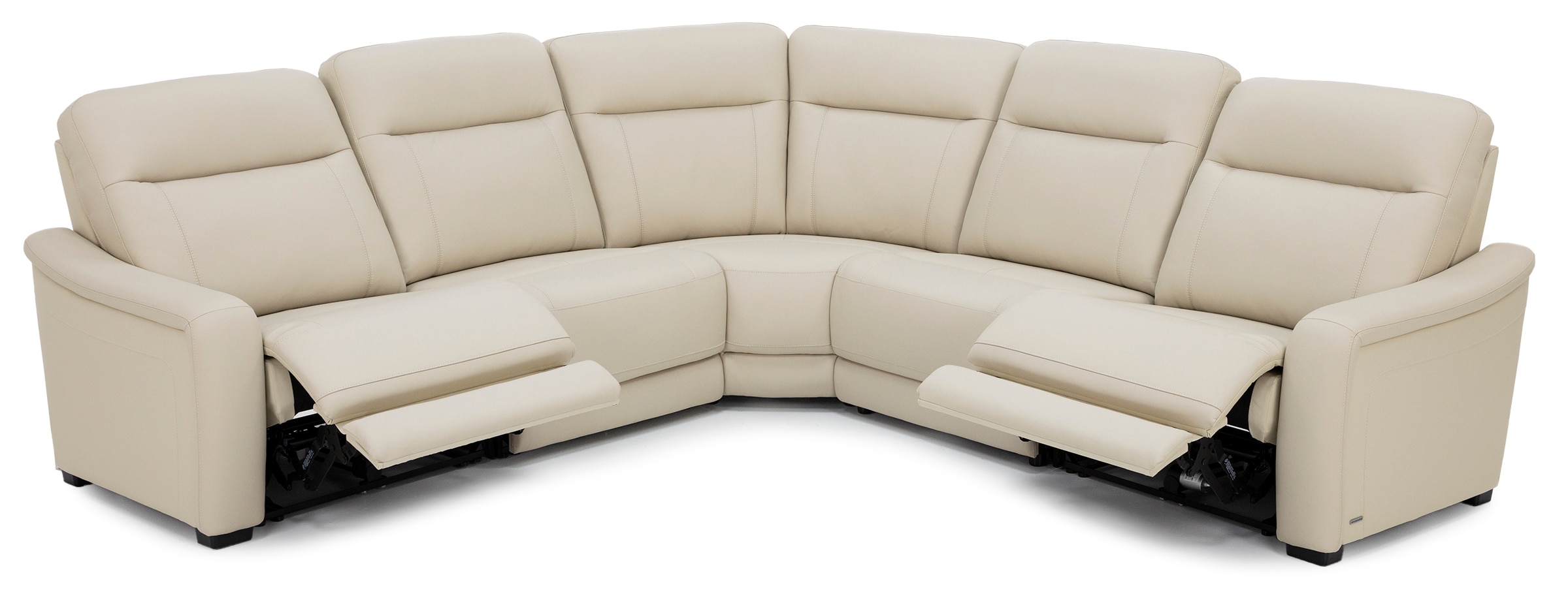 Newport 6-Piece Leather Power Reclining Sectional – Levin