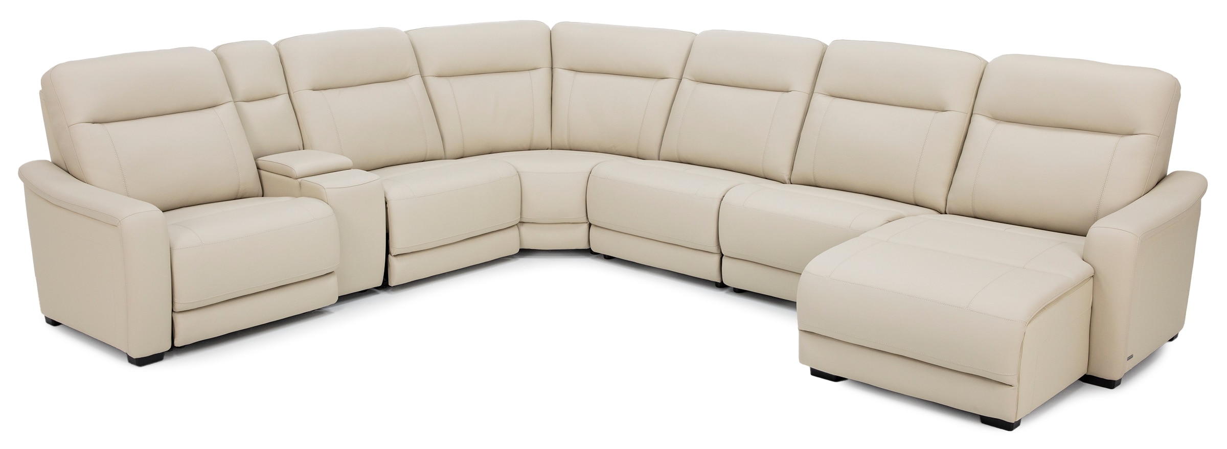Newport 7-Pc. Leather Power Headrest Zero Gravity Reclining