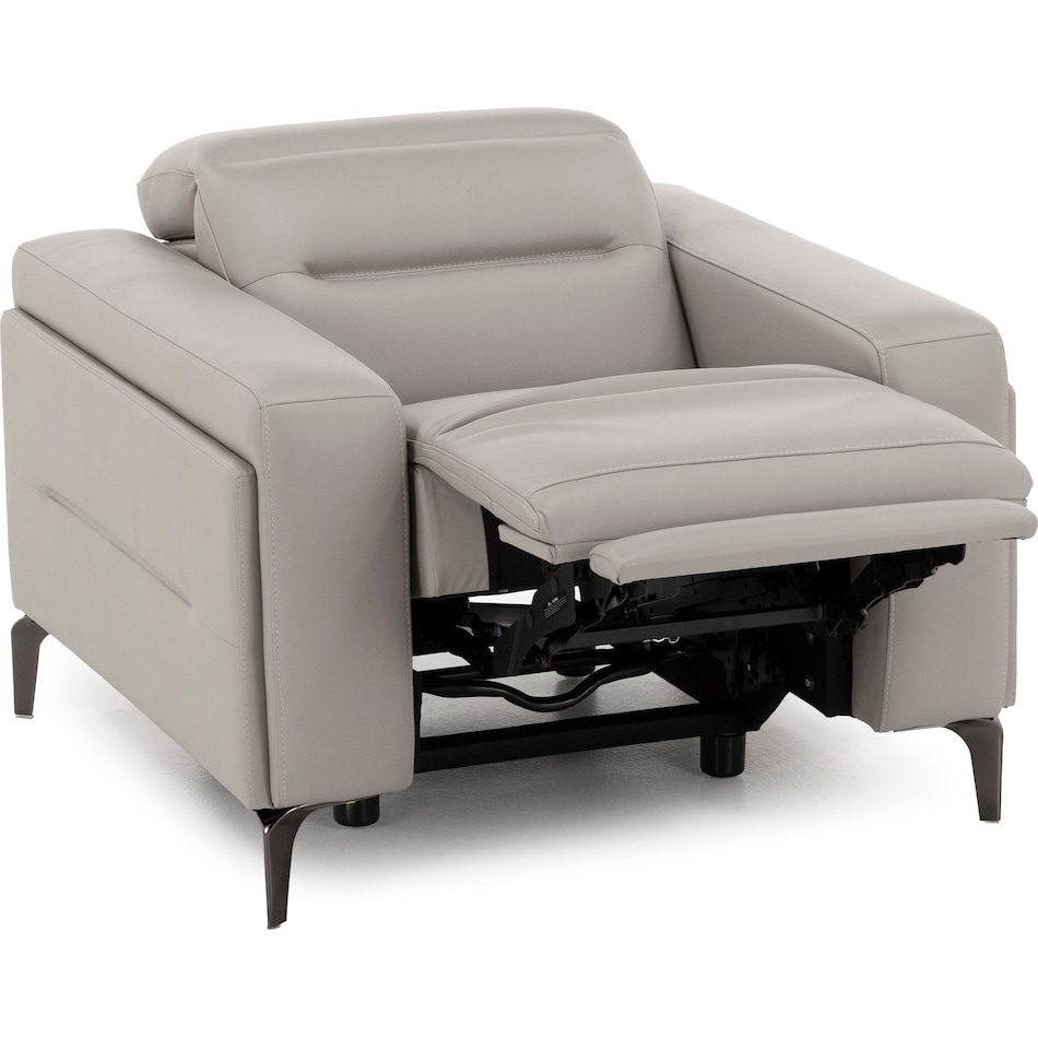 turq grey recliner   