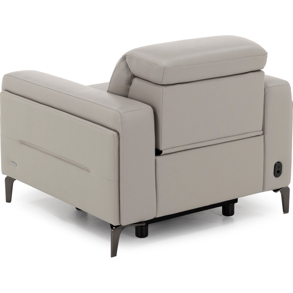 turq grey recliner   
