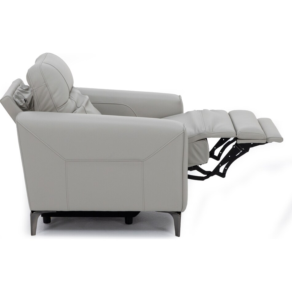 turq grey recliner   