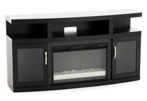 twin black console   