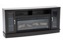 twin brown console hutchp  