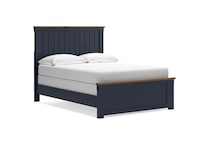 two tone slate blue & brown swatch  