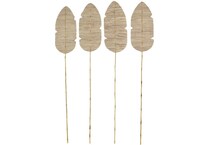 uma enterprises inc beige grasses sticks greens set  