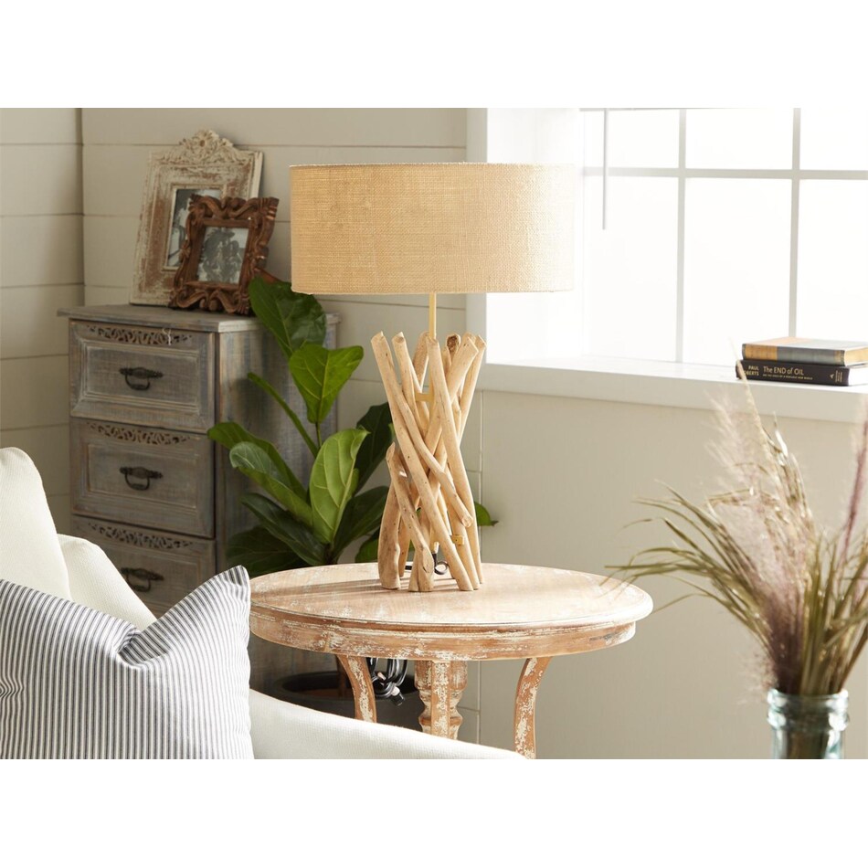 uma enterprises inc beige table lamp   