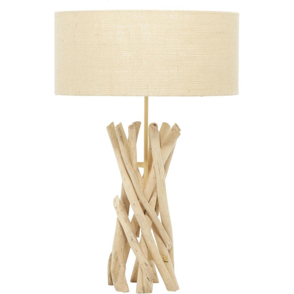 uma enterprises inc beige table lamp   