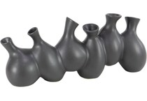uma enterprises inc black jar vase bowl plate   