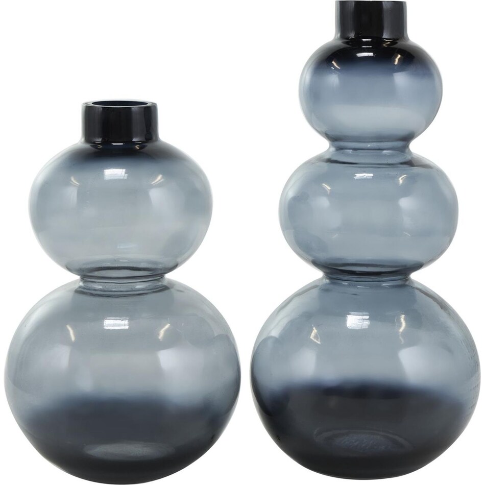uma enterprises inc black jar vase bowl plate set  