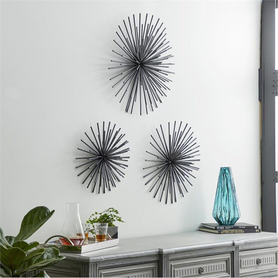 uma enterprises inc black metal set  
