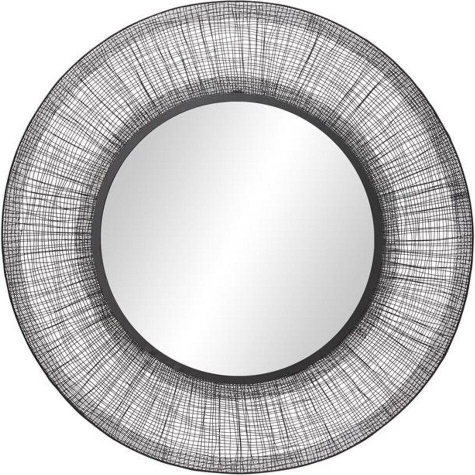 uma enterprises inc black wall mirror   