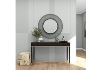 uma enterprises inc black wall mirror   
