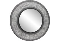uma enterprises inc black wall mirror   