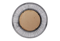 uma enterprises inc black wall mirror   