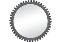 uma enterprises inc black wall mirror   