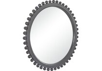 uma enterprises inc black wall mirror   