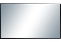 uma enterprises inc black wall mirror   