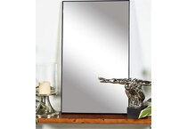 uma enterprises inc black wall mirror   