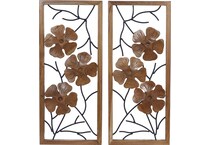 uma enterprises inc black wood plaques set  