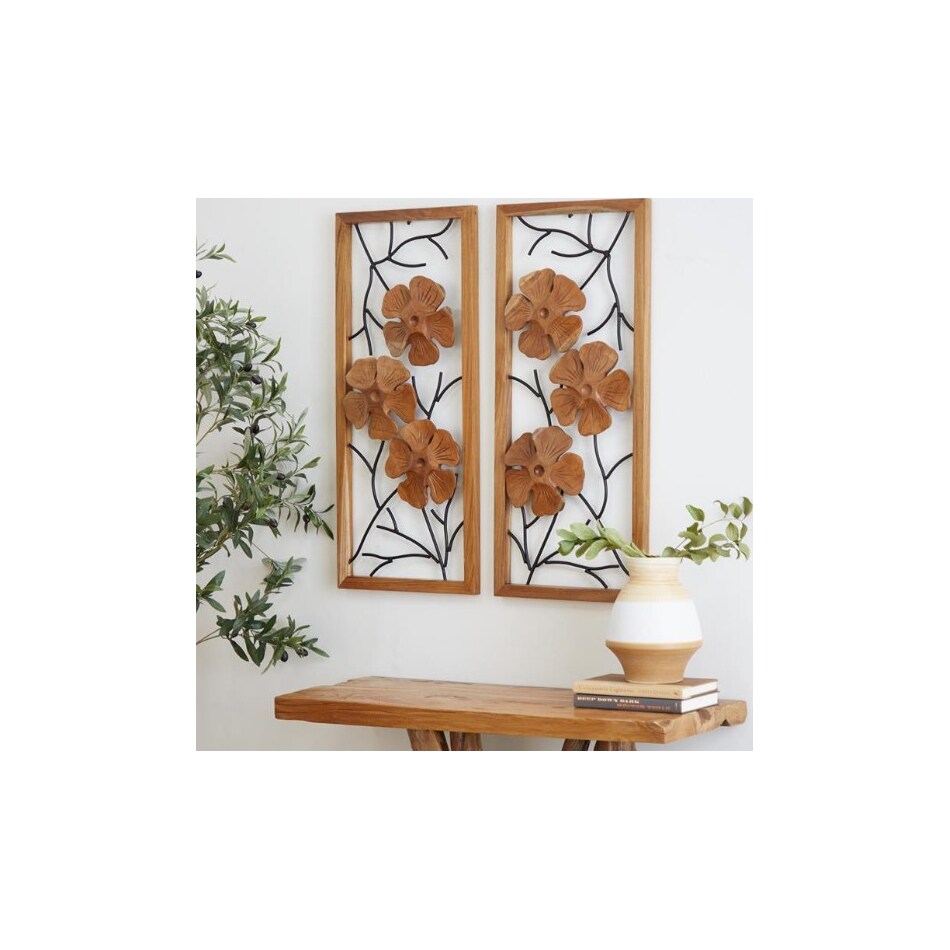uma enterprises inc black wood plaques set  