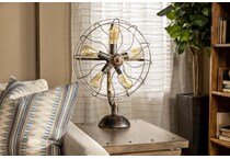 uma enterprises inc bronze table lamp lifestyle image   