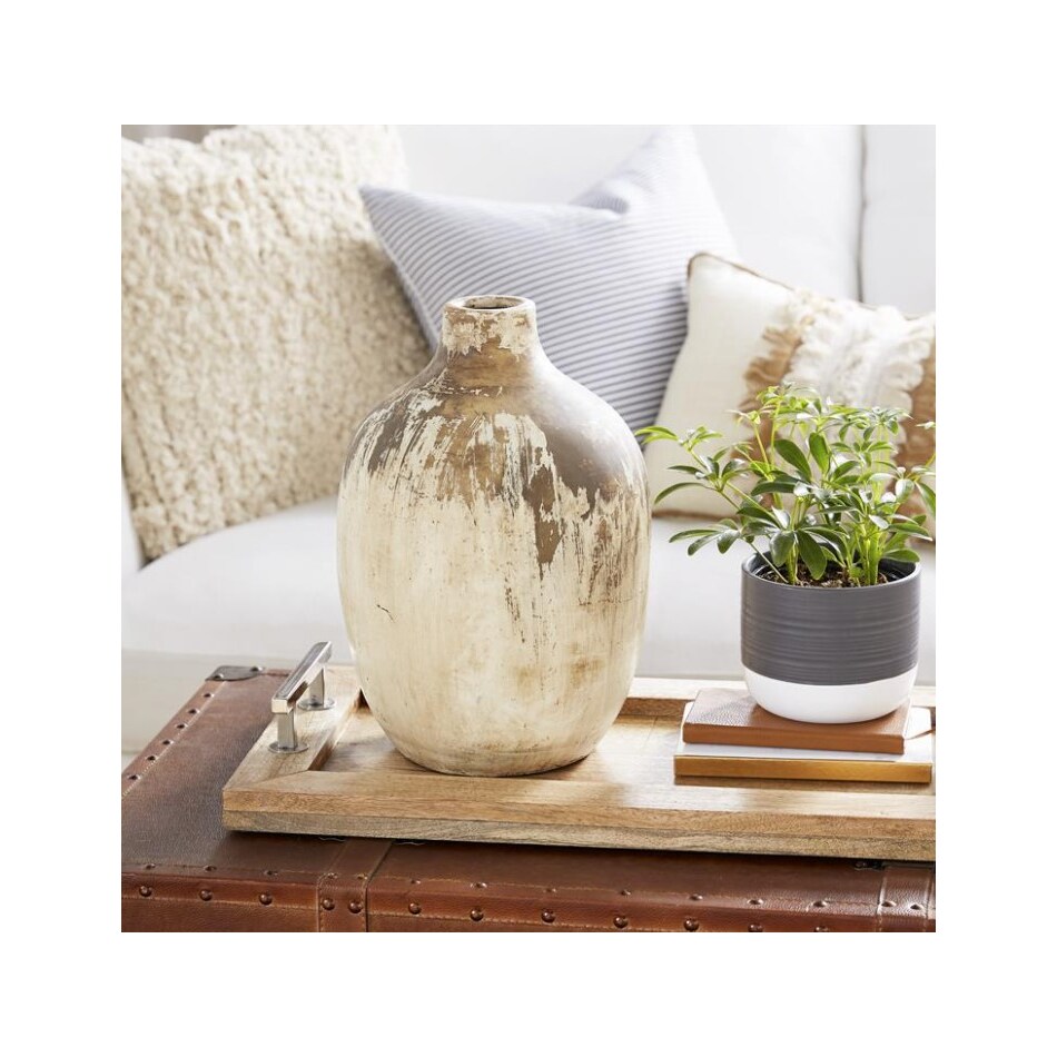 uma enterprises inc brown jar vase bowl plate   