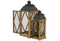 uma enterprises inc brown lanterns set  