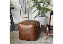 uma enterprises inc brown pouf   