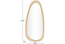 uma enterprises inc brown wall mirror   