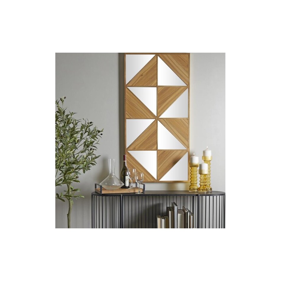 uma enterprises inc brown wall mirror   