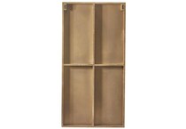 uma enterprises inc brown wall mirror   