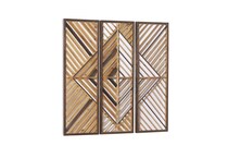 uma enterprises inc brown wood plaques set  