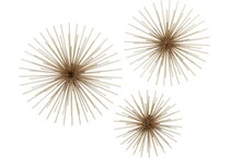 uma enterprises inc gold metal set  