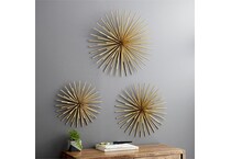 uma enterprises inc gold metal set  