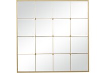 uma enterprises inc gold wall mirror   