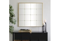 uma enterprises inc gold wall mirror   
