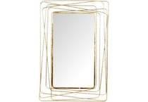 uma enterprises inc gold wall mirror   