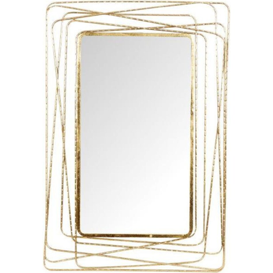 uma enterprises inc gold wall mirror   