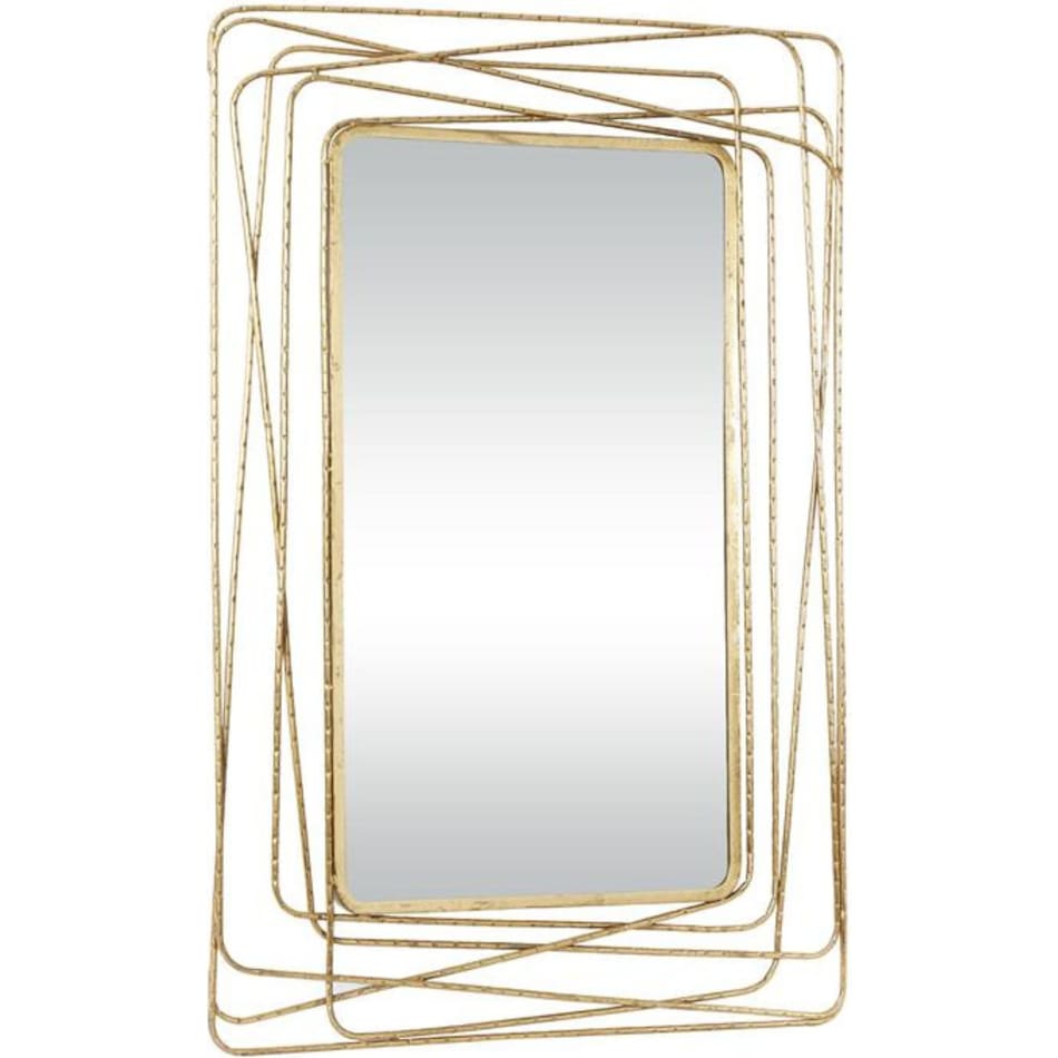 uma enterprises inc gold wall mirror   