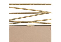 uma enterprises inc gold wall mirror   