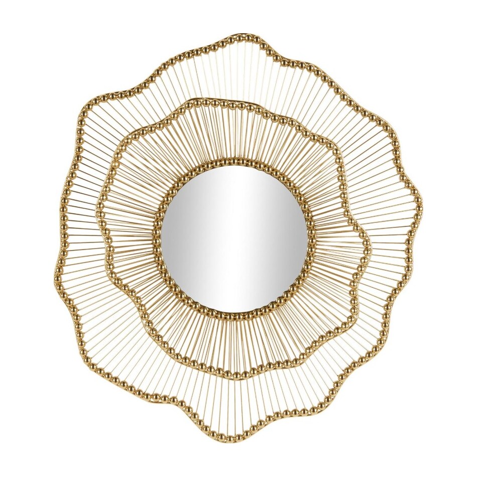 uma enterprises inc gold wall mirror   